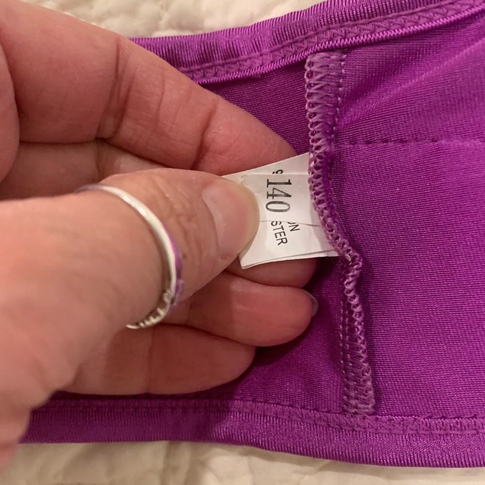 Purple Ruffled Bikini Set - Picture 3 of 4